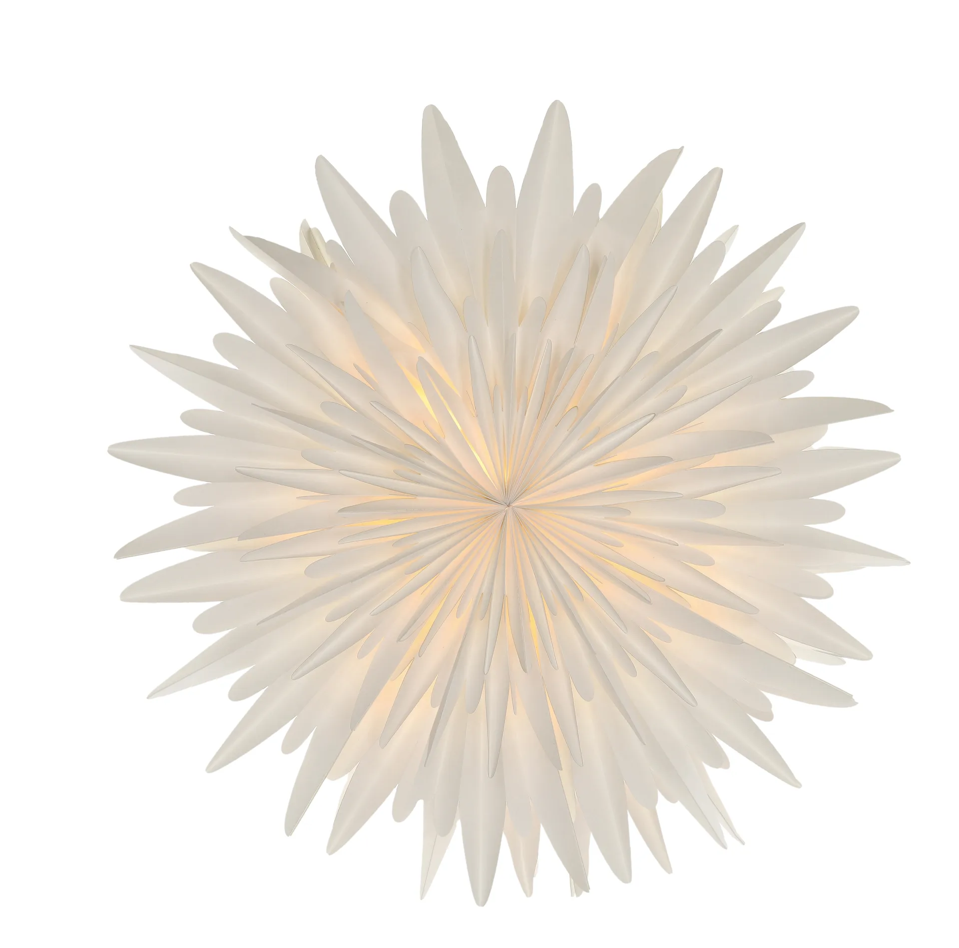 Étoile de l'avent blanche Luna, 60 cm Scandi Living
