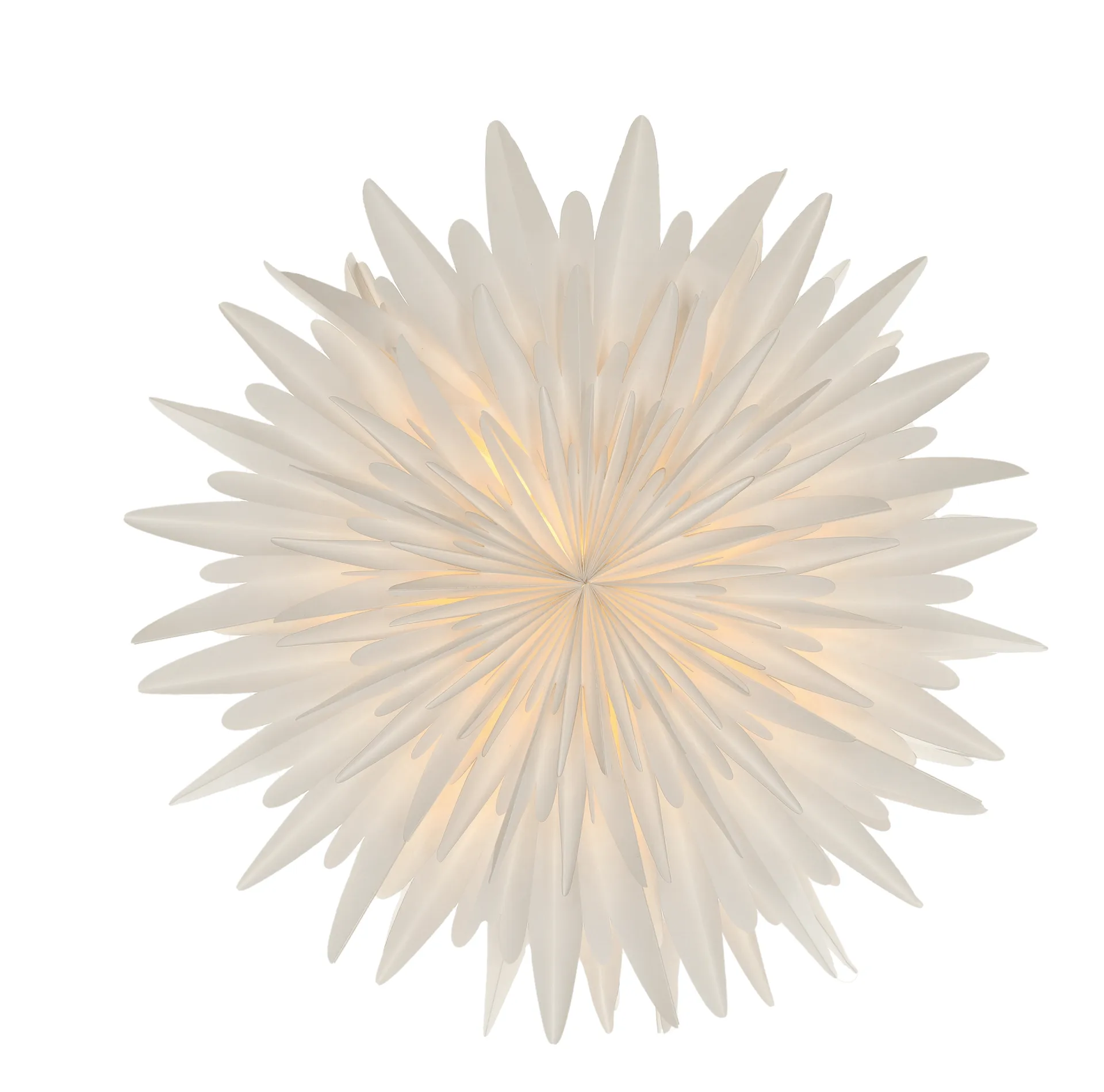 Étoile de l'avent blanche Luna, 60 cm Scandi Living