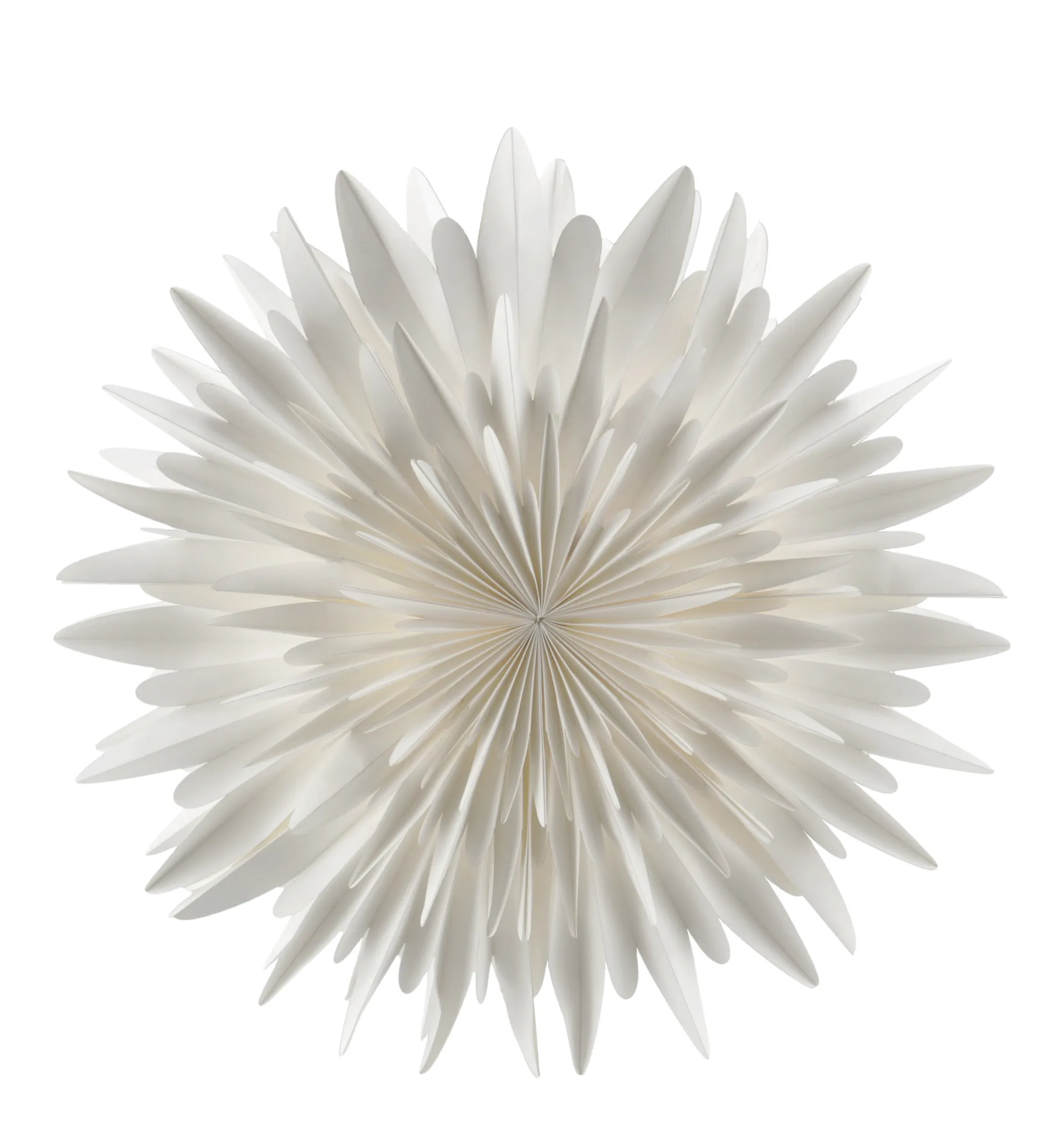 Étoile de l'avent blanche Luna, 60 cm Scandi Living