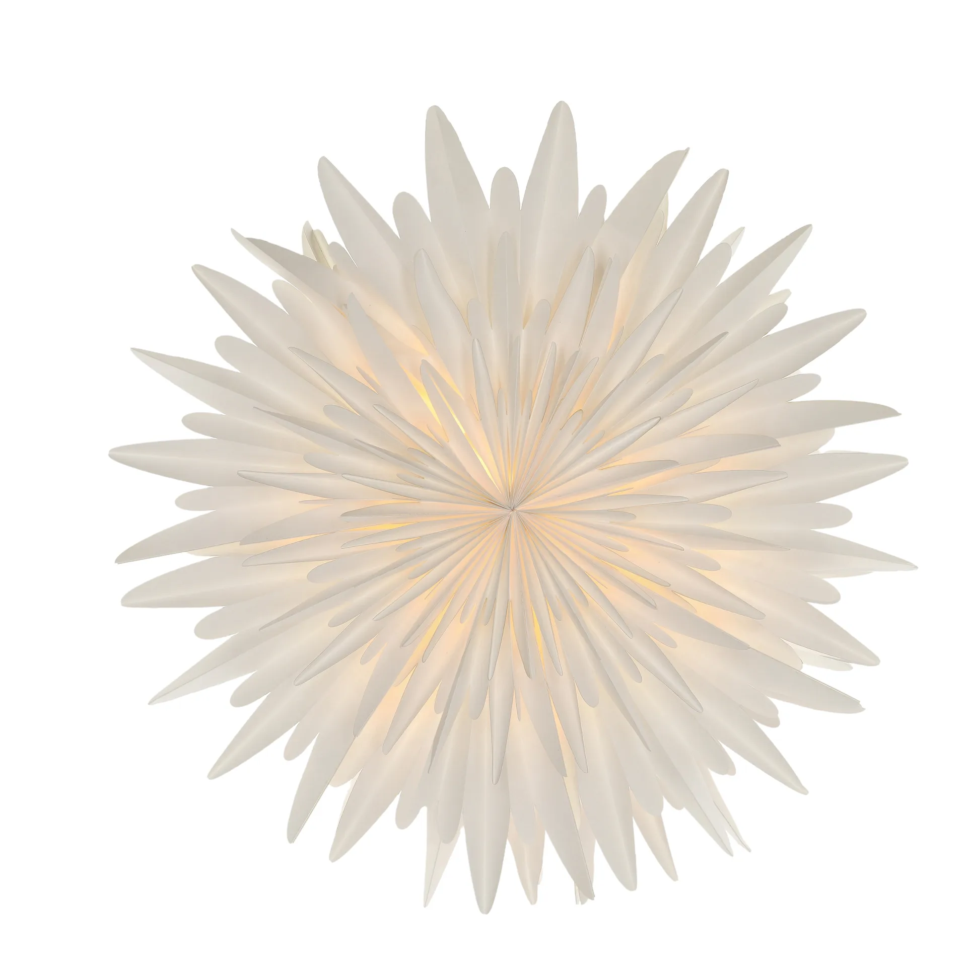 Étoile de l'avent blanche Luna, 80 cm Scandi Living