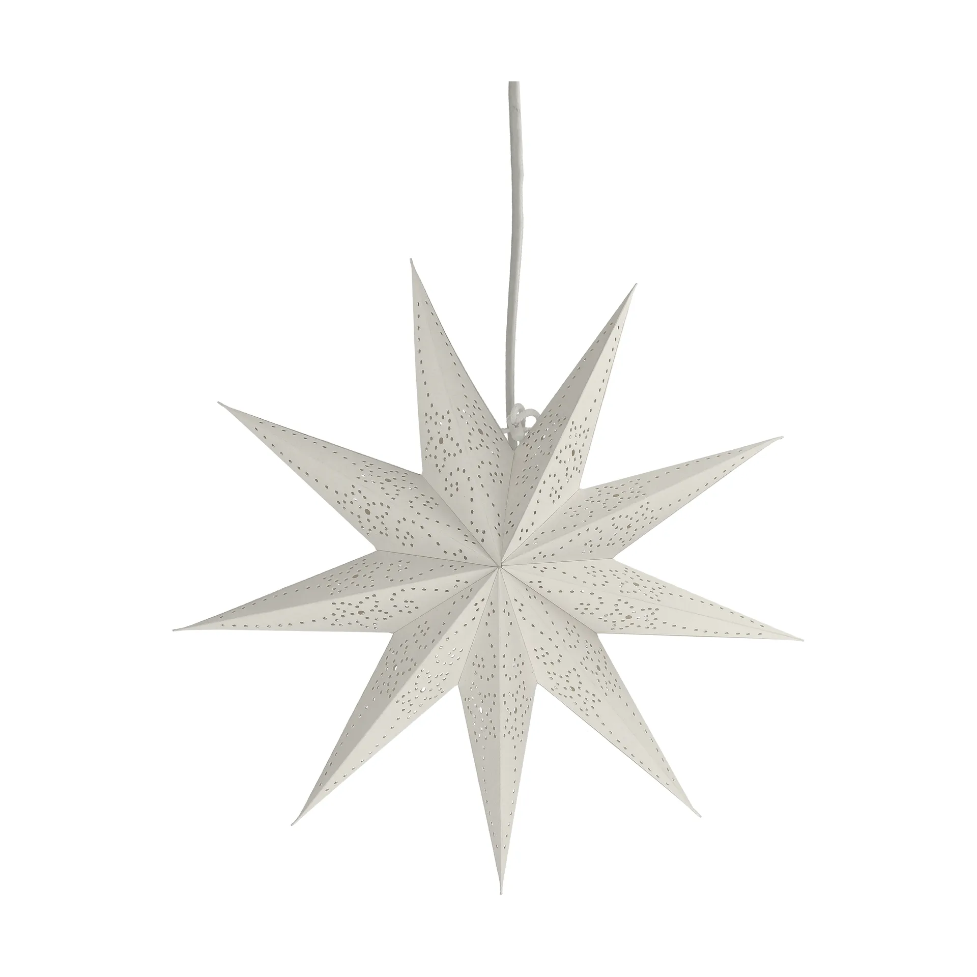 Étoile de l’Avent Folk, Blanc, Ø45 cm Scandi Living