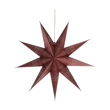 Étoile de l’Avent Folk - Burgundy, Ø45 cm - Scandi Living