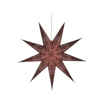 Étoile de l’Avent Folk - Burgundy, Ø60 cm - Scandi Living
