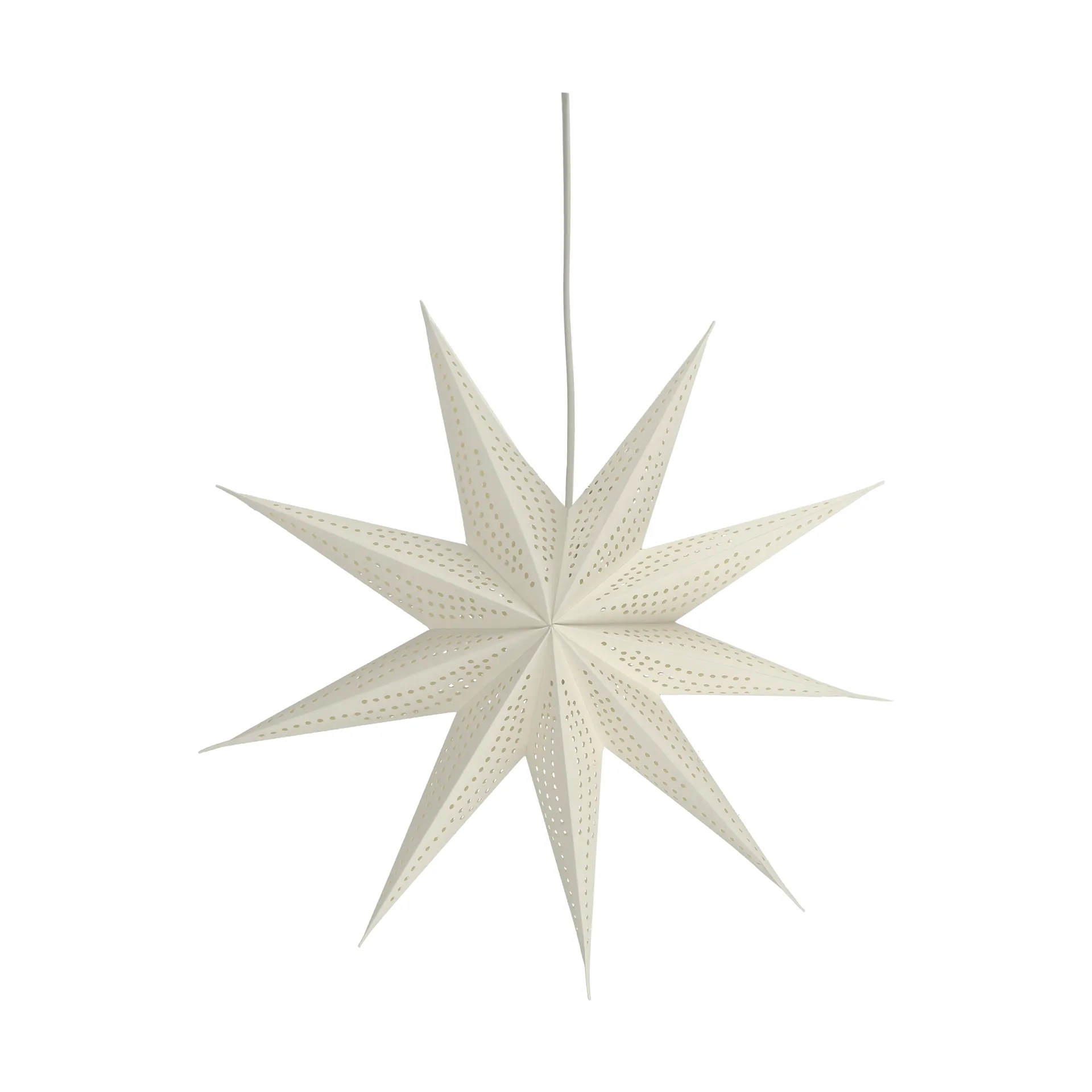 Étoile de l’Avent Veil, Blanc, Ø45 cm Scandi Living