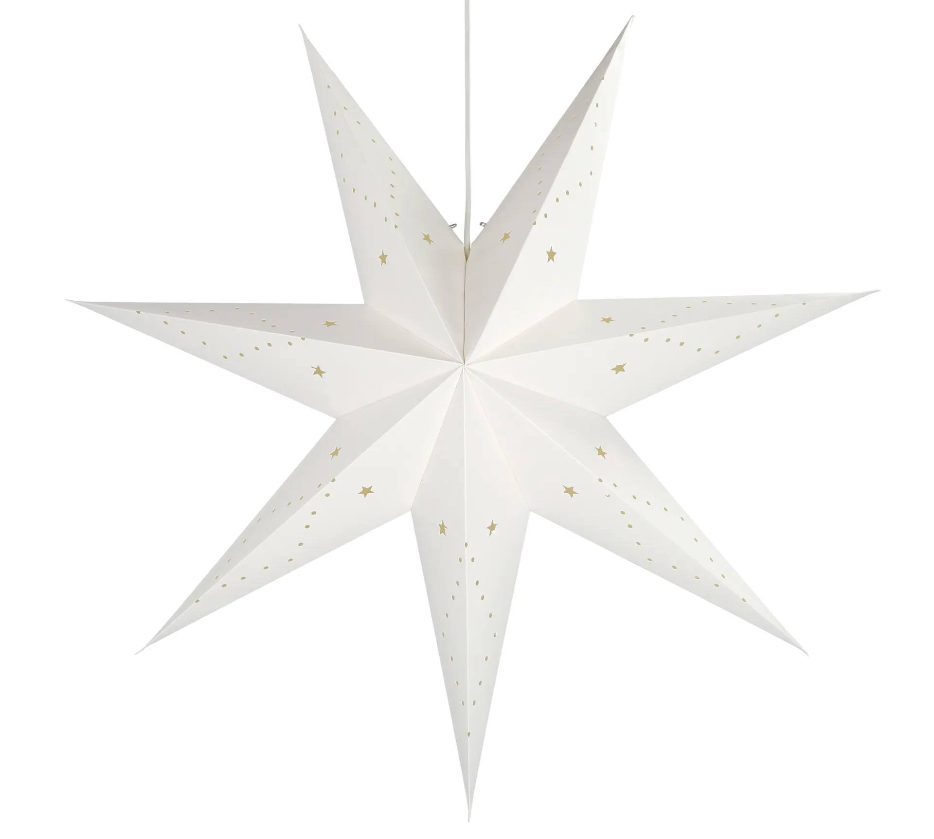 Étoile de Noël Eve 75 cm, Blanc Scandi Living