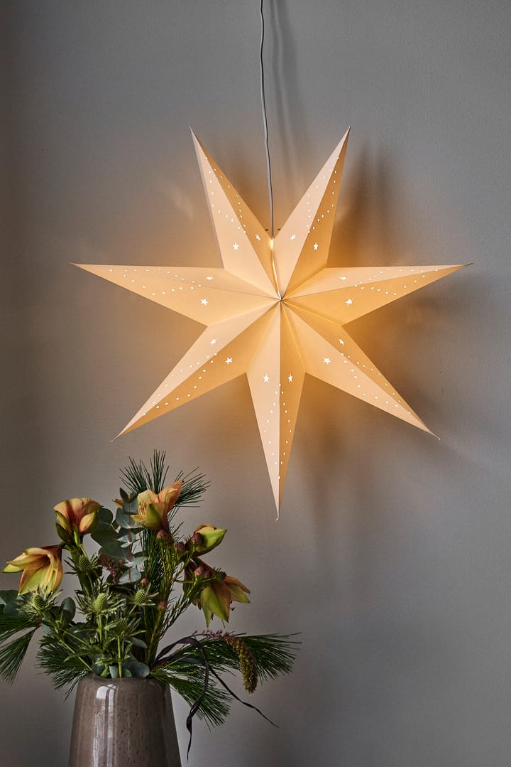 Étoile de Noël Eve 75 cm, Blanc Scandi Living