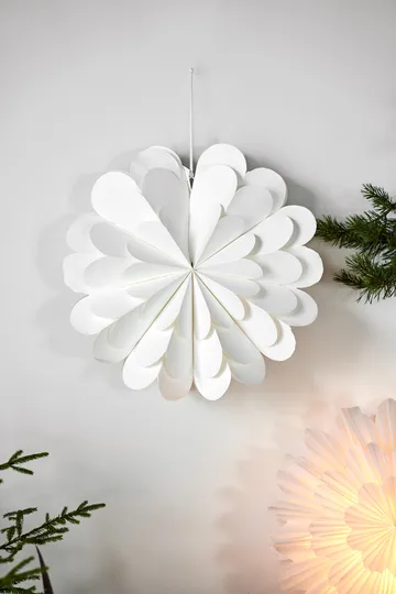 Étoile de Noël Lucia 45 cm - Blanc - Scandi Living