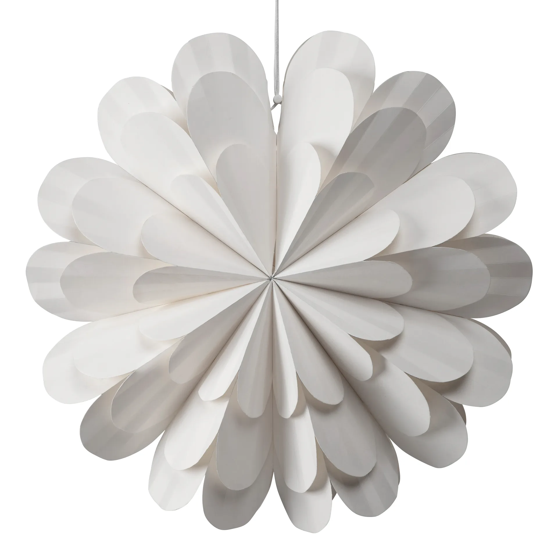 Étoile de Noël Lucia 45 cm, Blanc Scandi Living