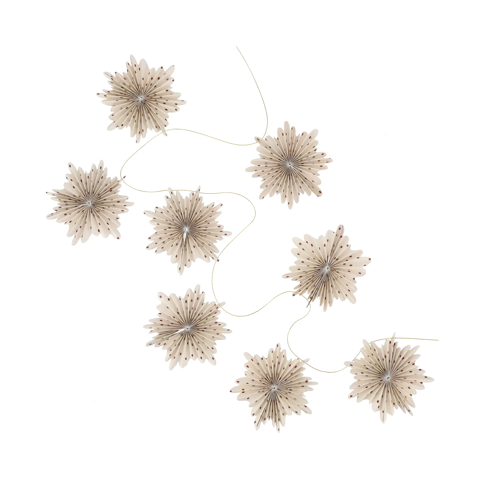 Guirlande Festive 3 m, Rouge à pois Scandi Living