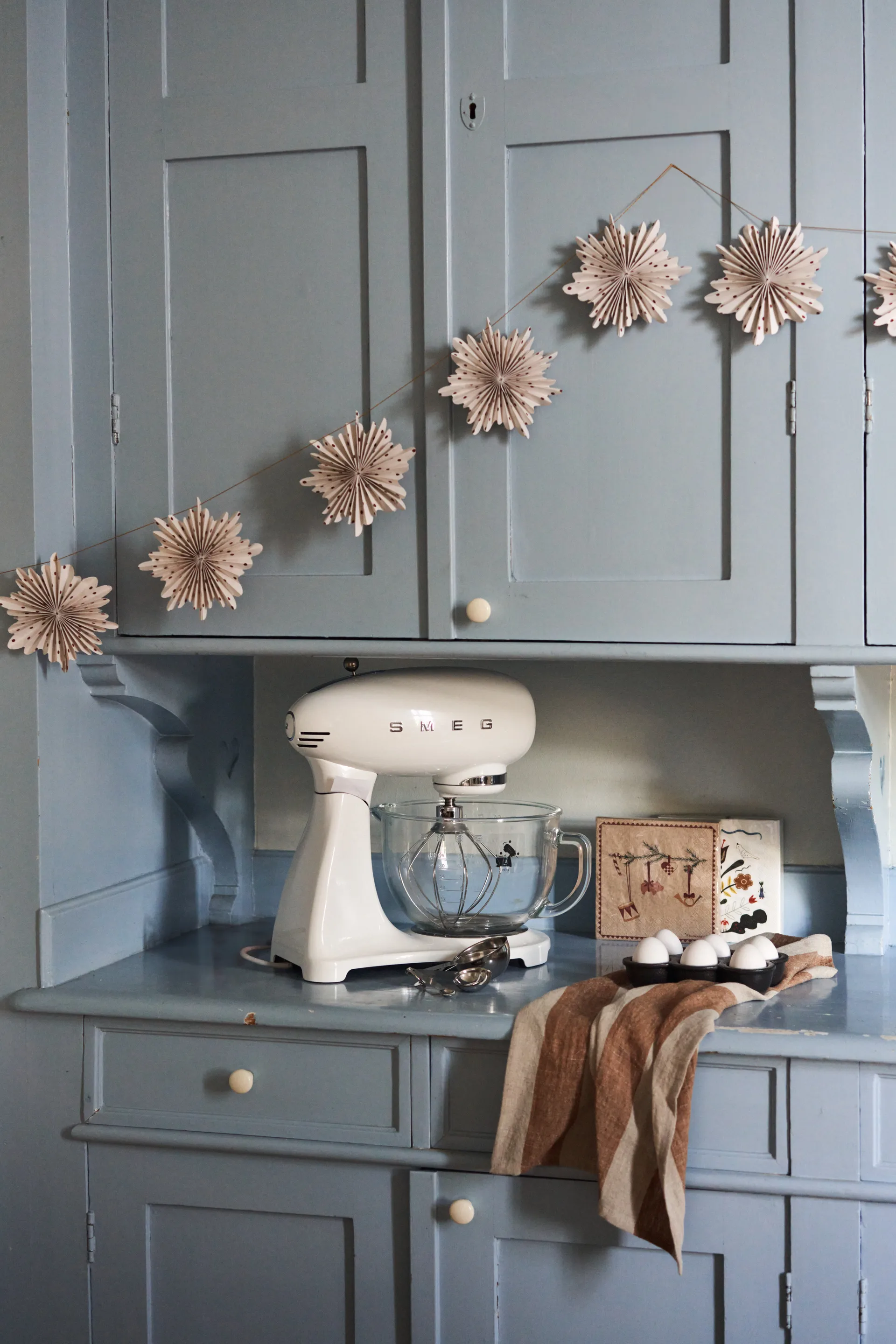 Guirlande Festive 3 m, Rouge à pois Scandi Living