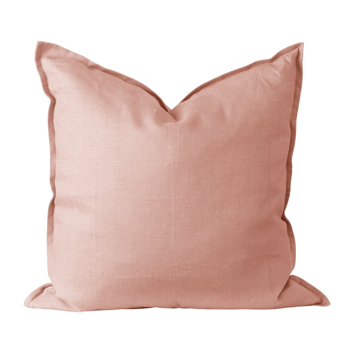 Scandi Living Housse de coussin en lin Calm 50x50 cm Dusty Rose