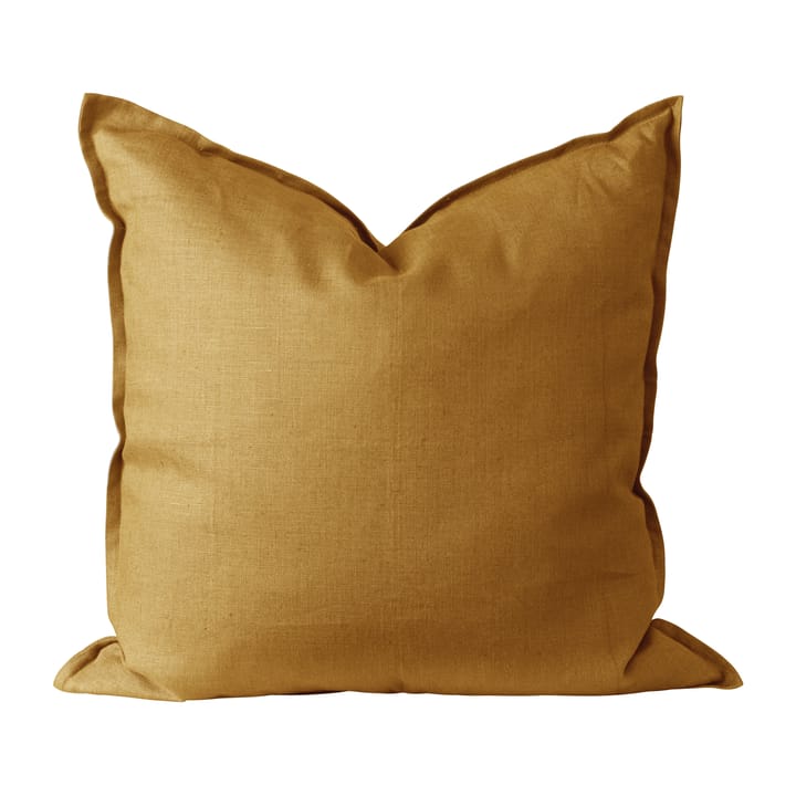 Housse de coussin en lin Calm 50x50 cm - Mustard - Scandi Living