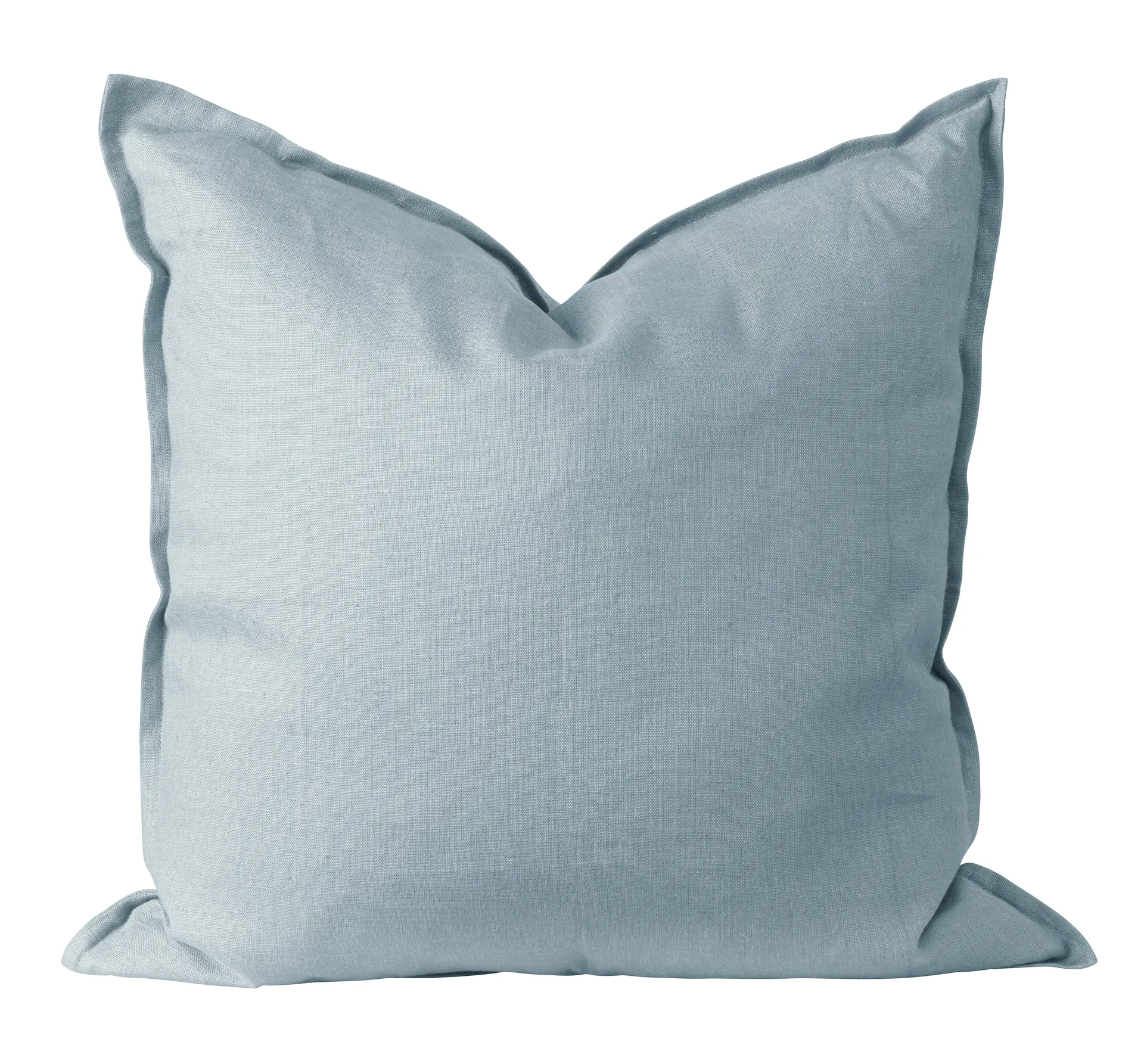 Housse de coussin en lin Calm 50x50 cm, Sky Blue Scandi Living