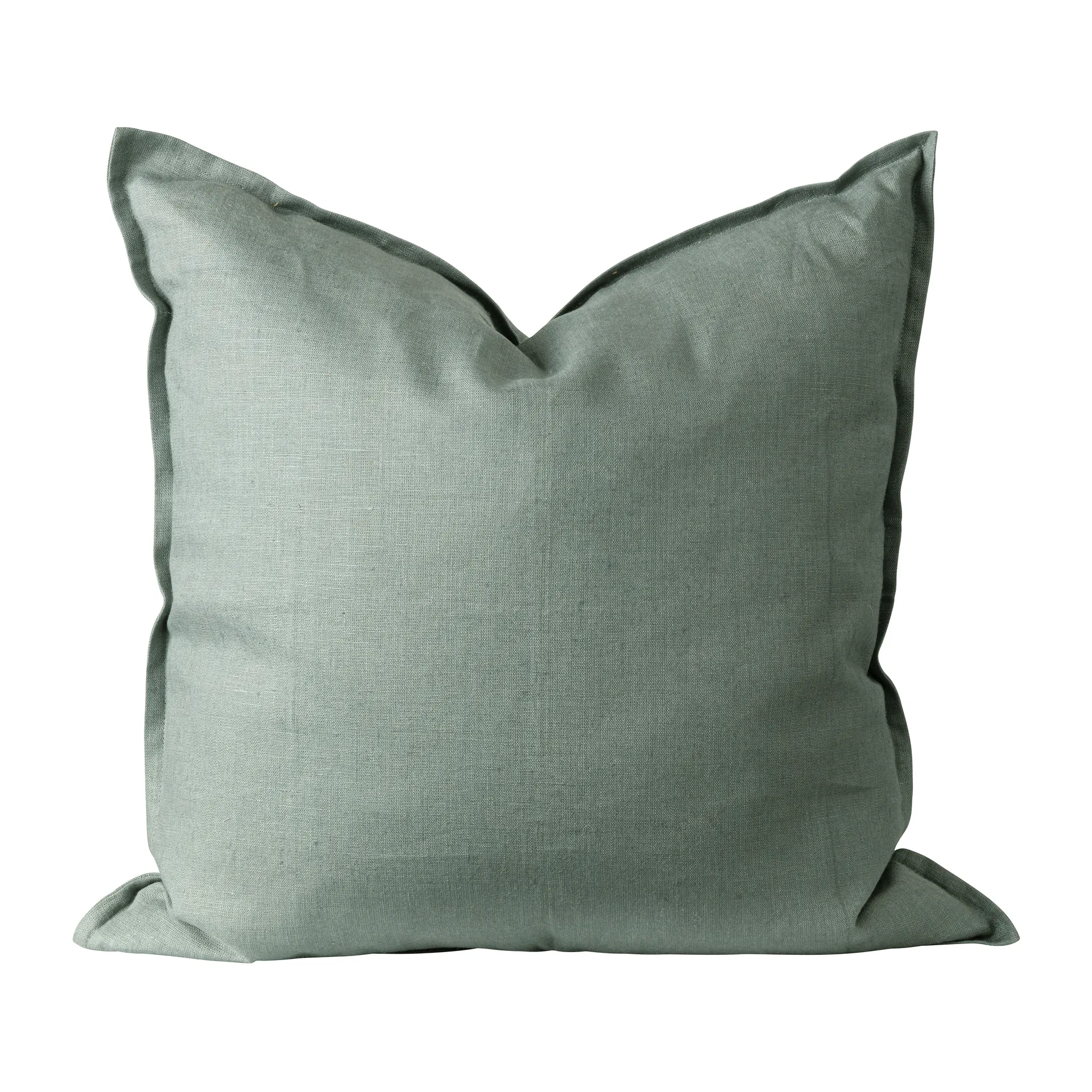 Housse de coussin en lin Calm 50x50 cm, Smokey Blue Scandi Living