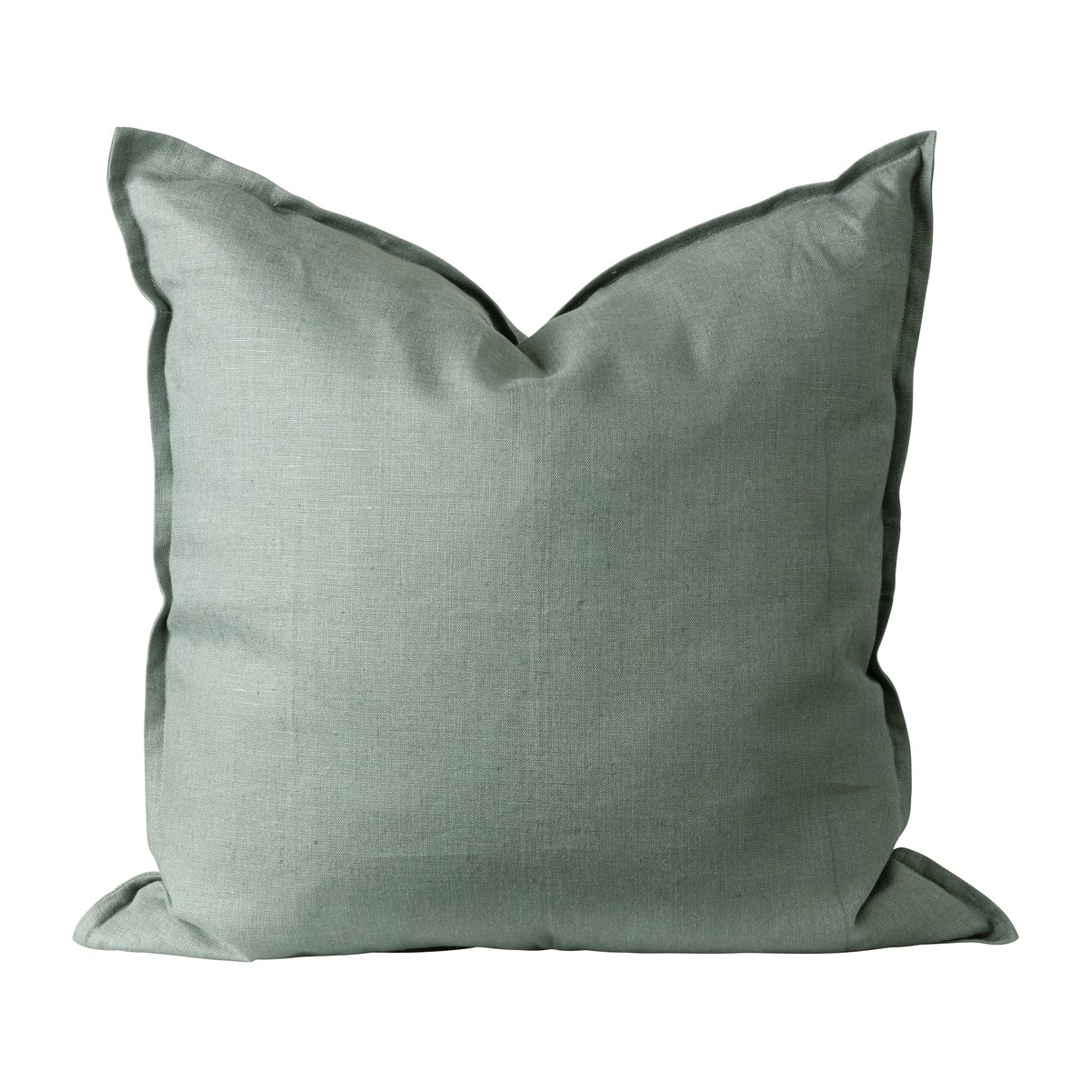 Scandi Living Housse de coussin en lin Calm 50x50 cm y Blue