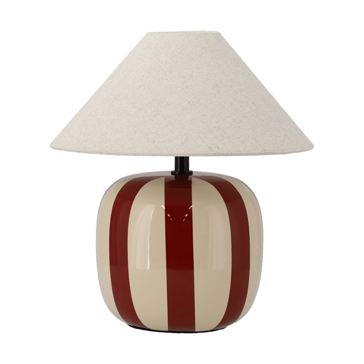 Lampe de table Alvar 31 cm - Rouge rouille - Scandi Living
