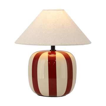 Lampe de table Alvar 31 cm - Rouge rouille - Scandi Living
