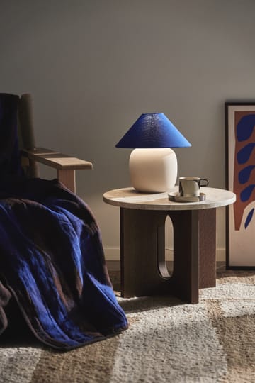 Lampe de table Boulder 29 cm beige-cobolt - undefined - Scandi Living