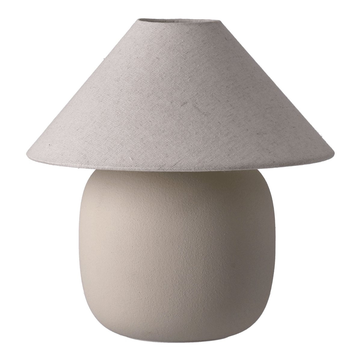 scandi living lampe de table boulder 29 cm beige-nature