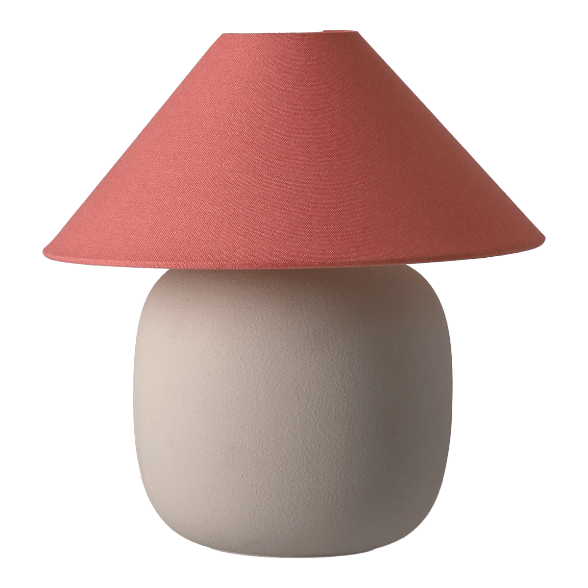 scandi living lampe de table boulder 29 cm beige-peach