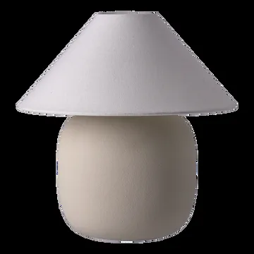 Lampe de table Boulder 29 cm beige-white - Scandi Living