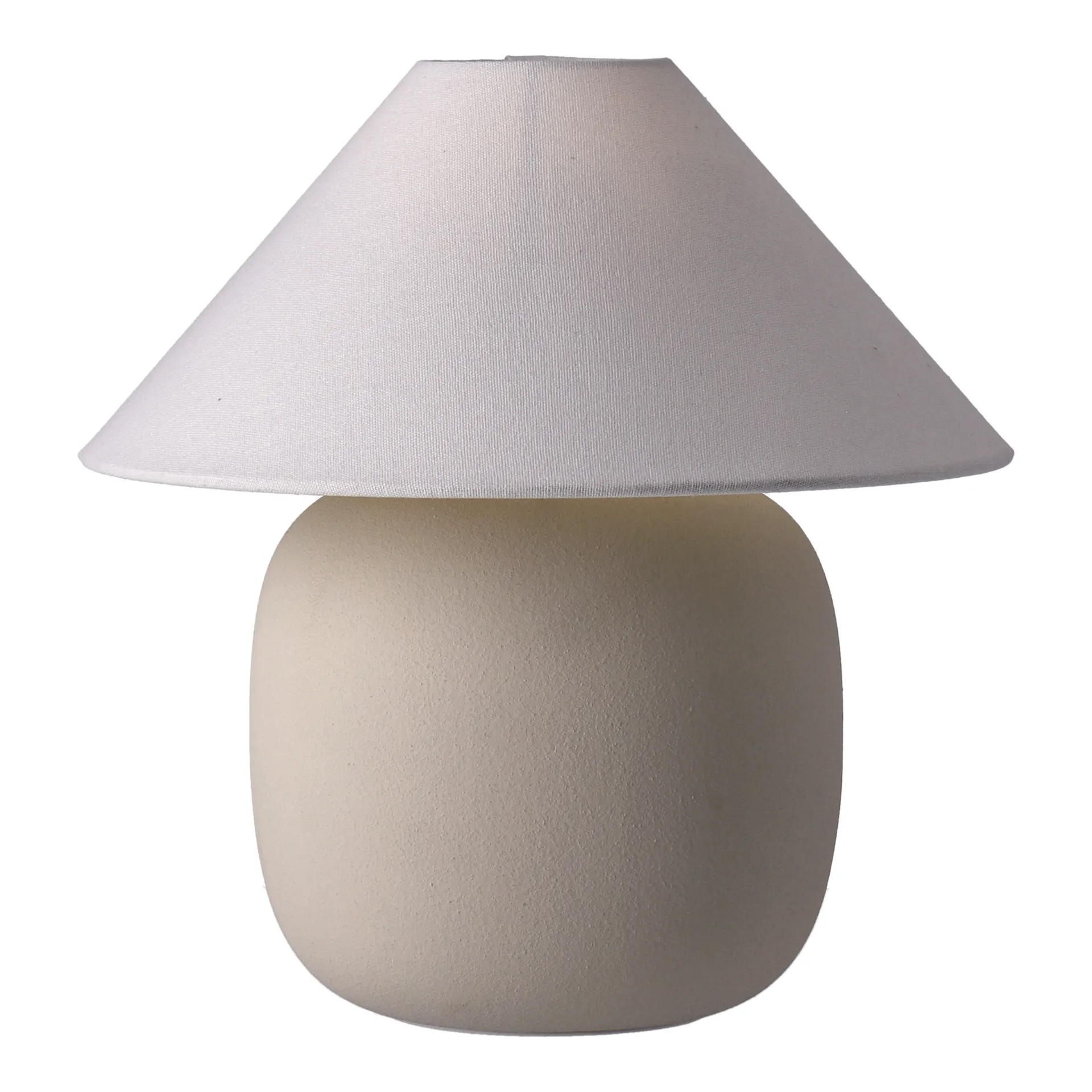 Lampe de table Boulder 29 cm beige-white,  Scandi Living