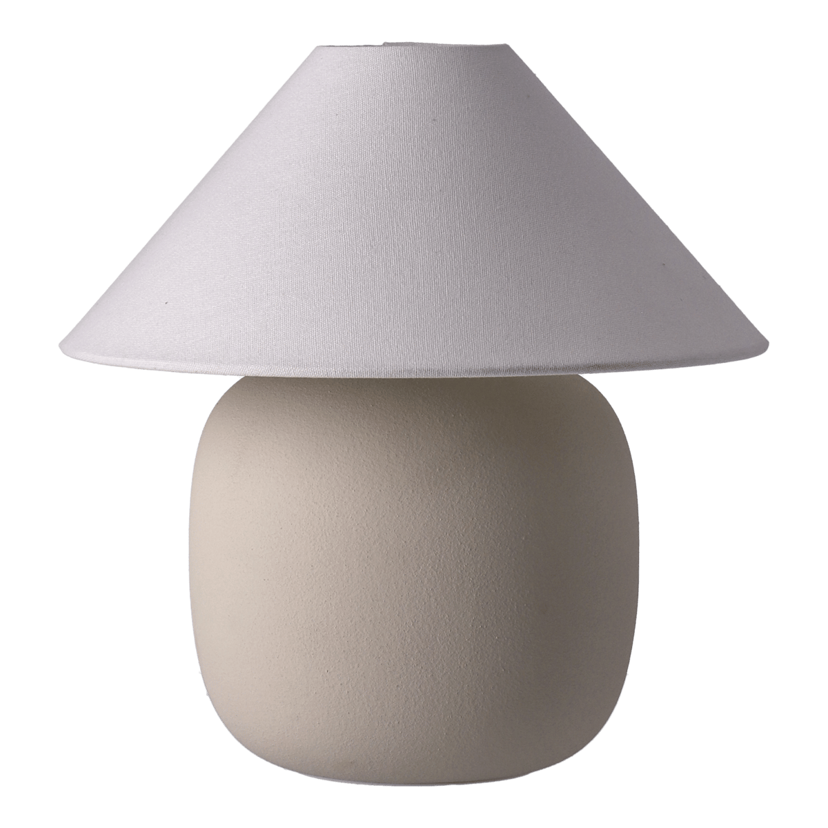 scandi living lampe de table boulder 29 cm beige-white