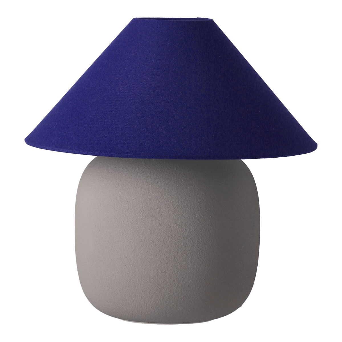 scandi living lampe de table boulder 29 cm grey-cobolt