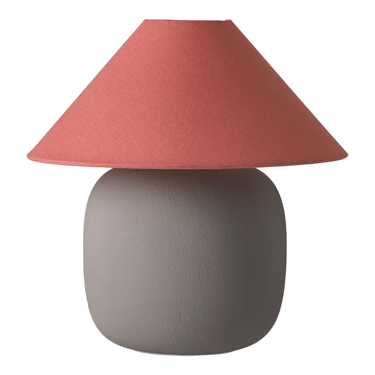 scandi living lampe de table boulder 29 cm grey-peach