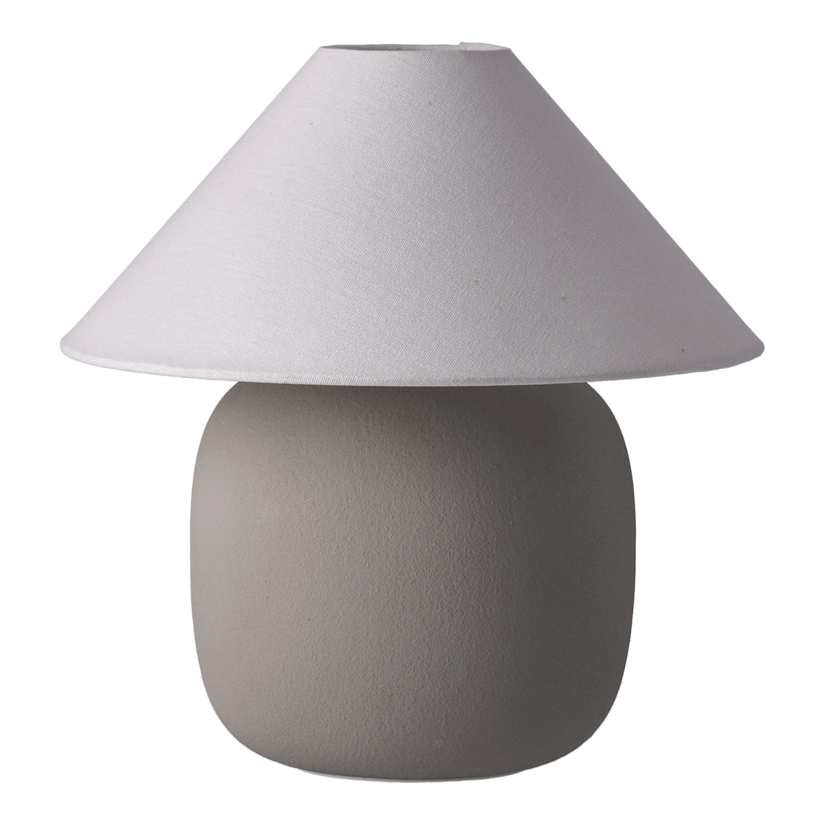 scandi living lampe de table boulder 29 cm grey-white pied de lampe