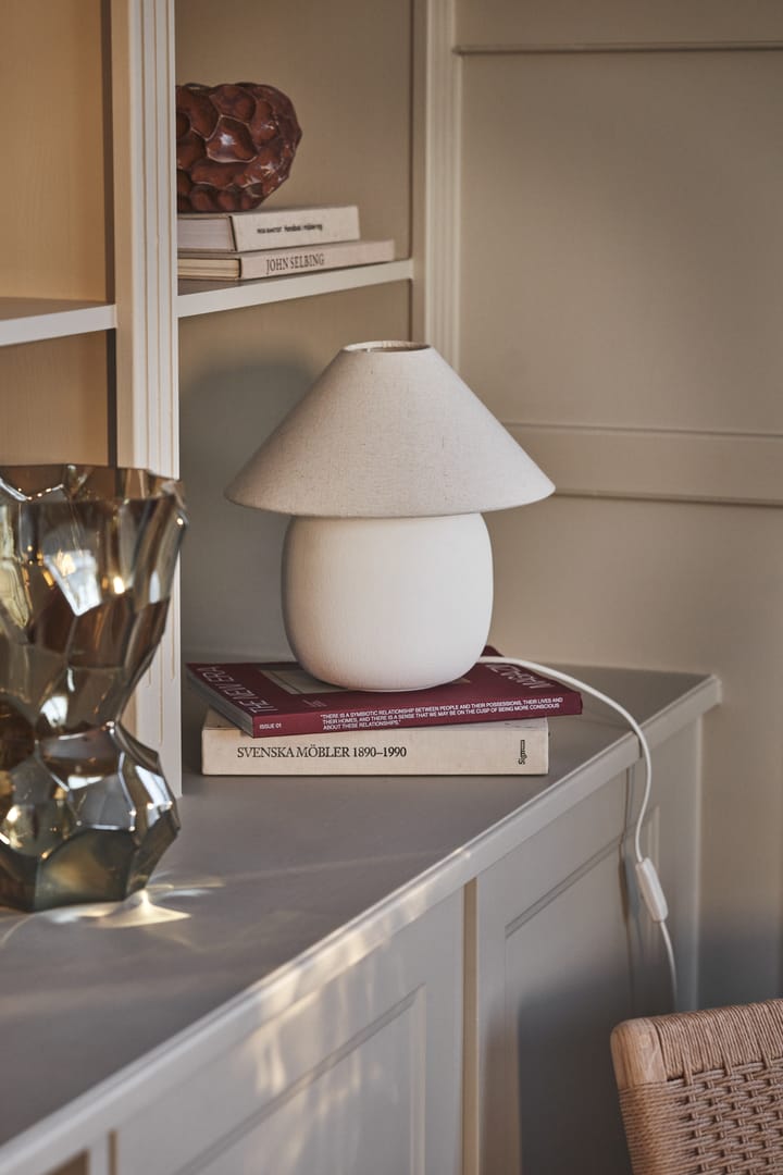 Lampe de table Boulder 29 cm white-nature Scandi Living