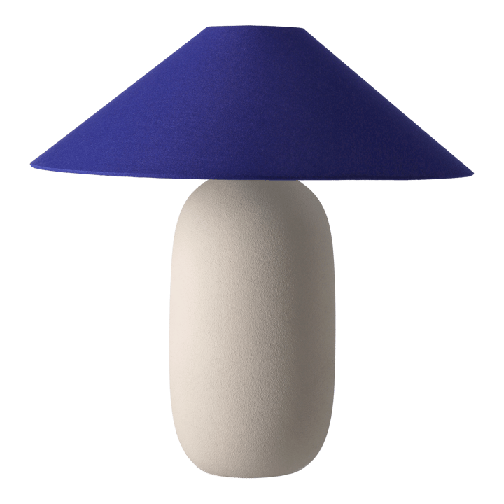 Lampe de table Boulder 48 cm beige-cobolt Scandi Living