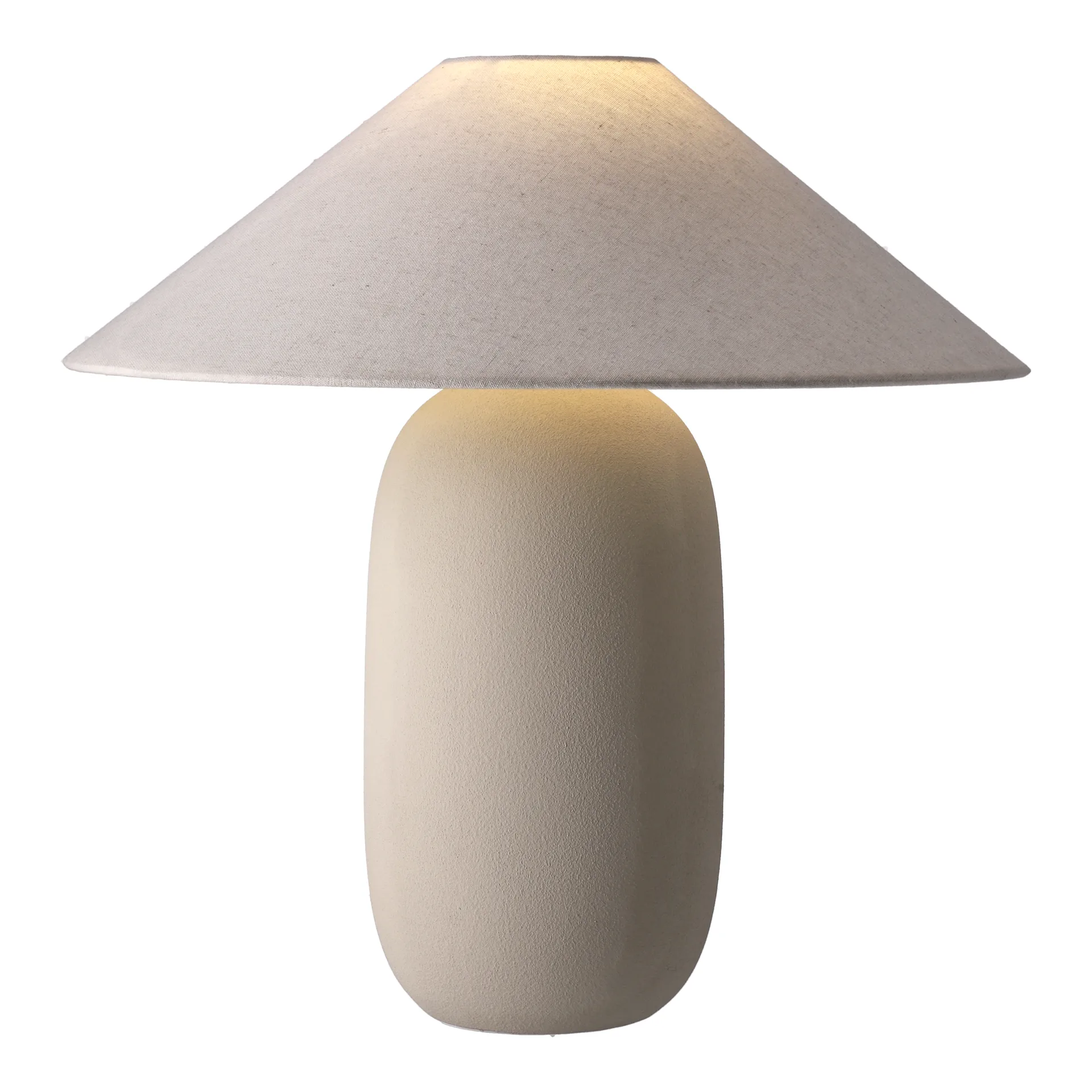 Lampe de table Boulder 48 cm beige-nature Scandi Living
