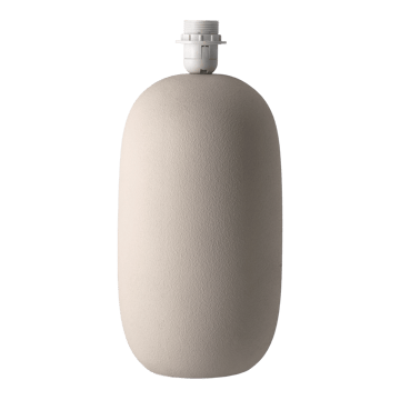 Lampe de table Boulder 48 cm beige-pleated white - undefined - Scandi Living