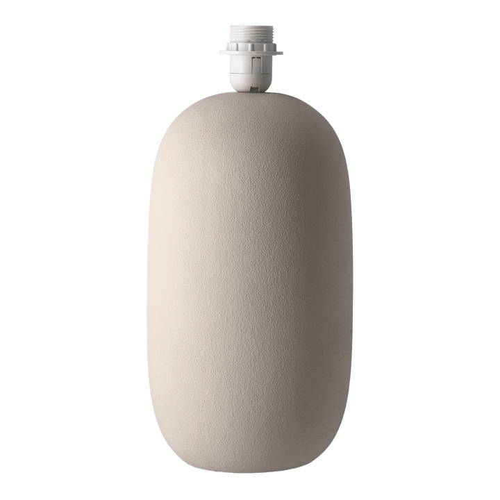 Lampe de table Boulder 48 cm beige-pleated white Scandi Living