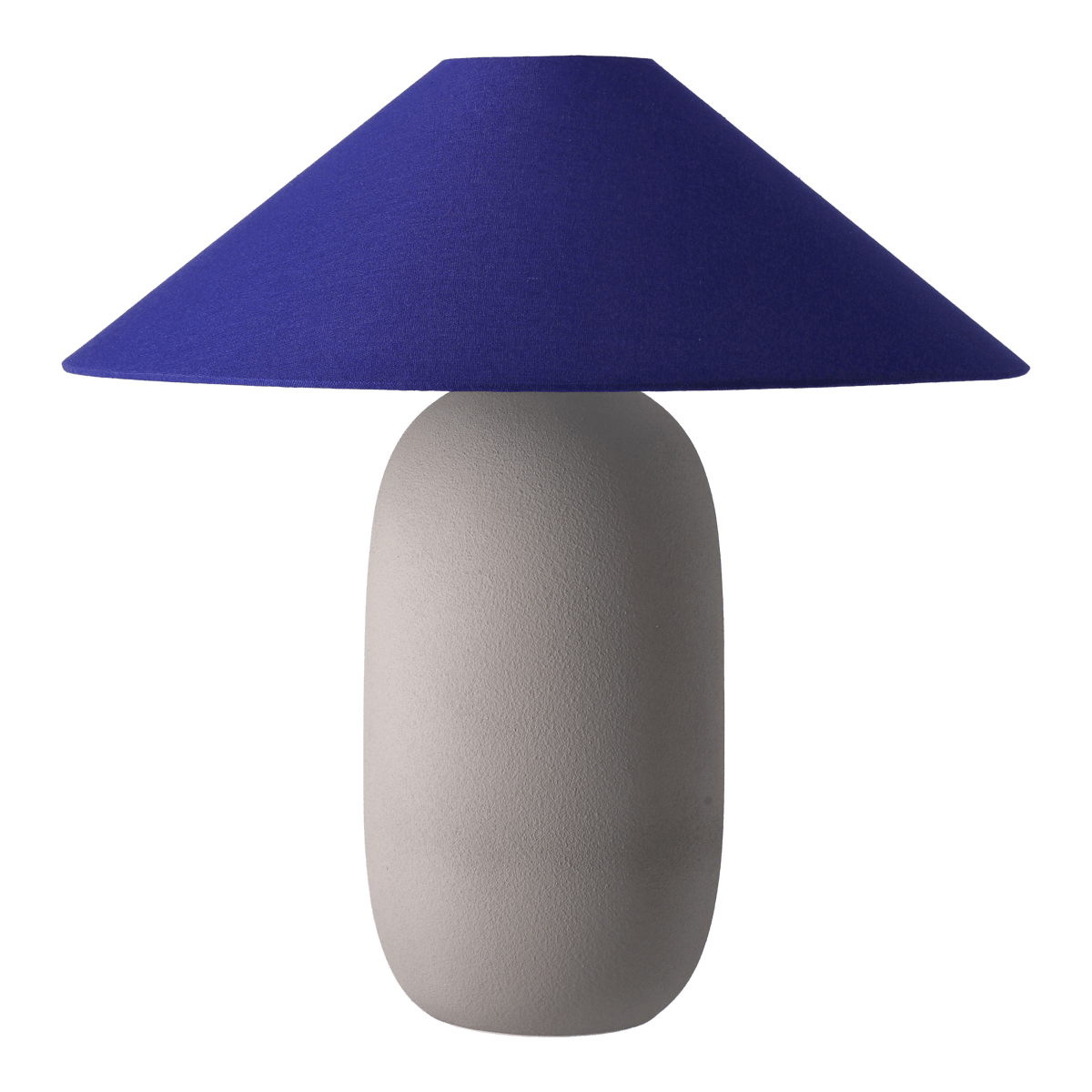 scandi living lampe de table boulder 48 cm grey-cobolt