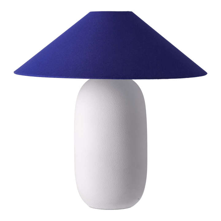 Lampe de table Boulder 48 cm white-cobolt Scandi Living