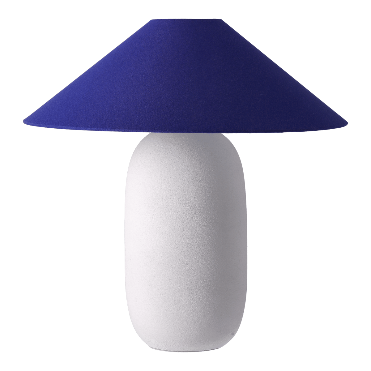 scandi living lampe de table boulder 48 cm white-cobolt