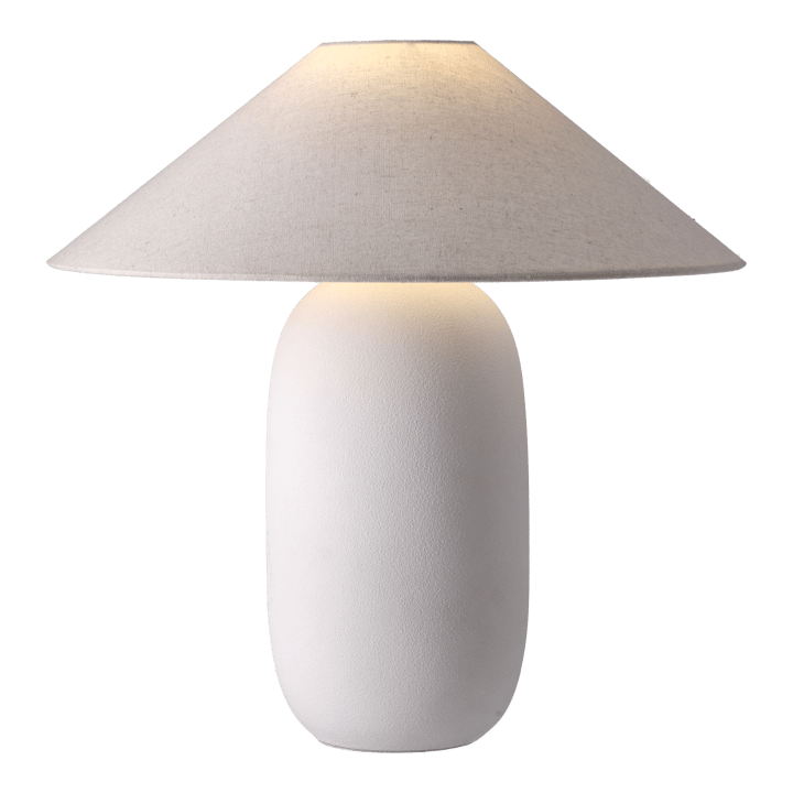 Lampe de table Boulder 48 cm white-nature - Pied de lampe - Scandi Living