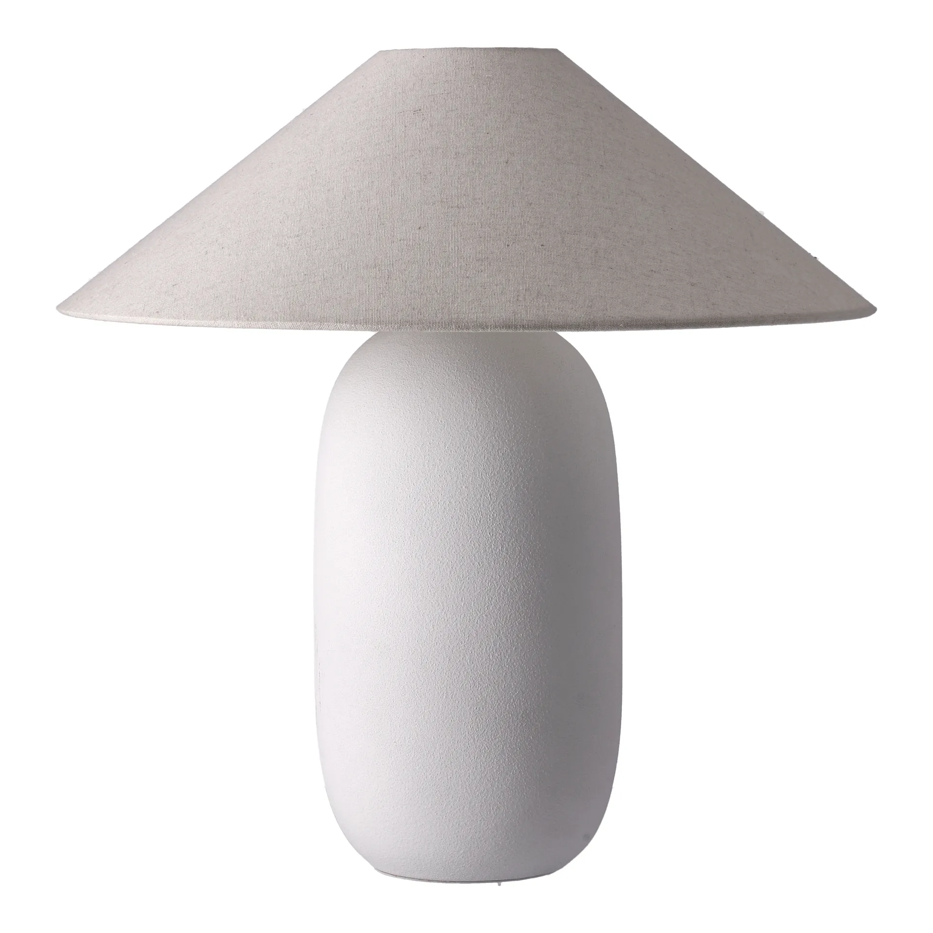 Lampe de table Boulder 48 cm white-nature Scandi Living