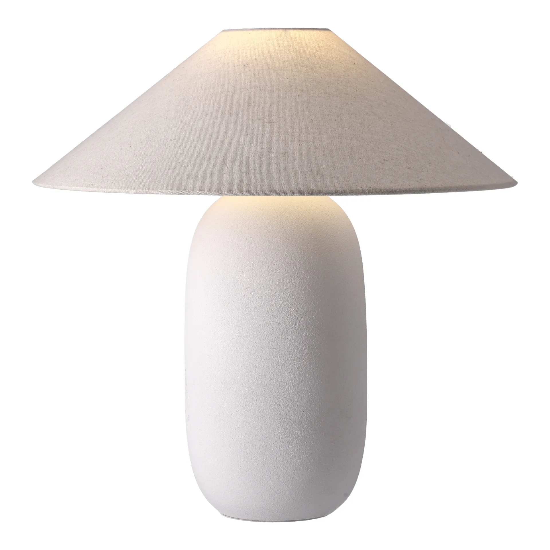 Lampe de table Boulder 48 cm white-nature Scandi Living