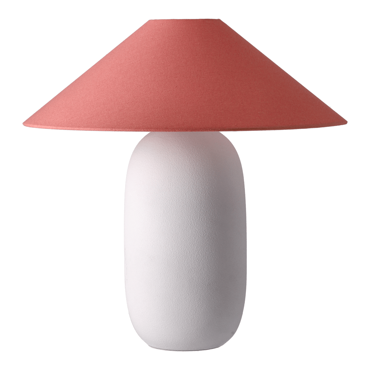 scandi living lampe de table boulder 48 cm white-peach