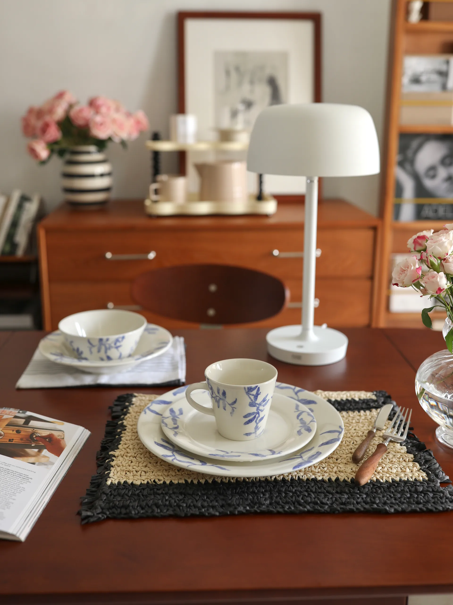 Lampe de table Halo 45,5 cm, White Scandi Living