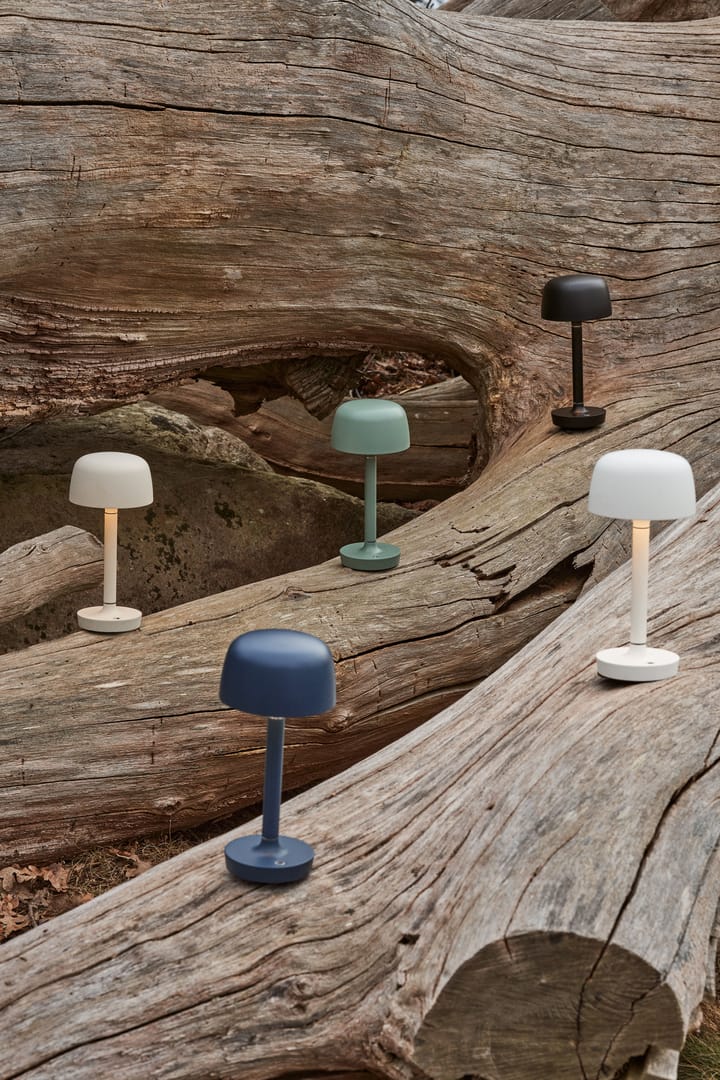 Lampe de table portable Halo 25,5 cm, Black Scandi Living