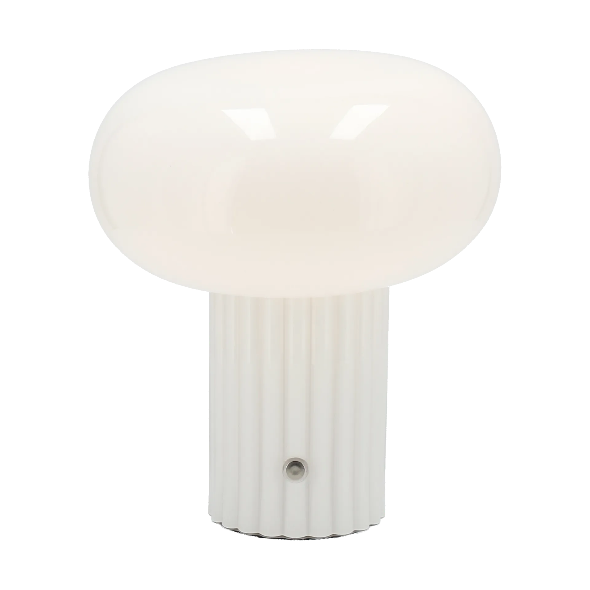 Lampe de table portable Haven 22 cm, Blanc Scandi Living