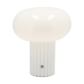 Lampe de table portable Haven 22 cm - Blanc - Scandi Living
