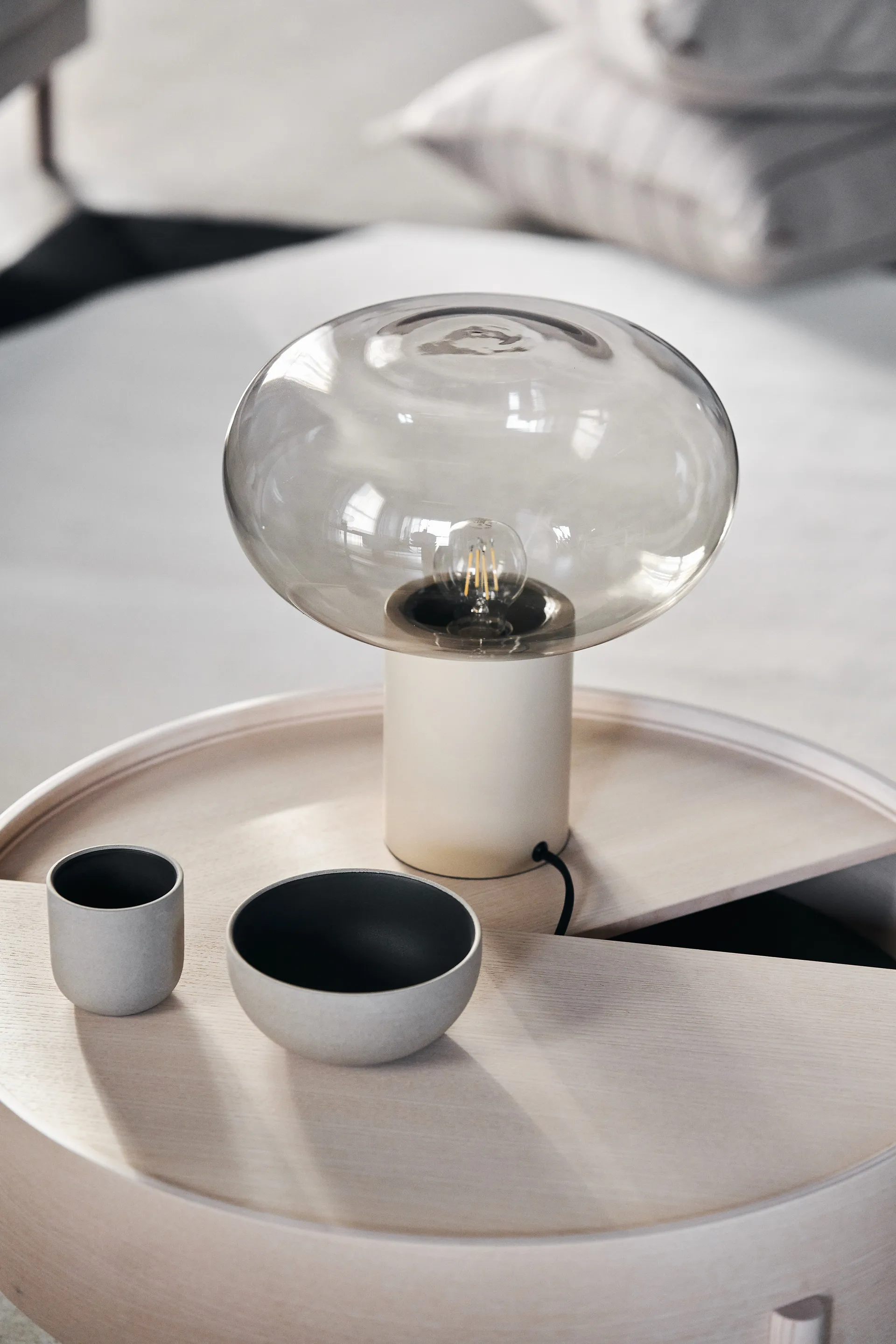 Lampe de table Rising 35,5 cm, Sand Scandi Living