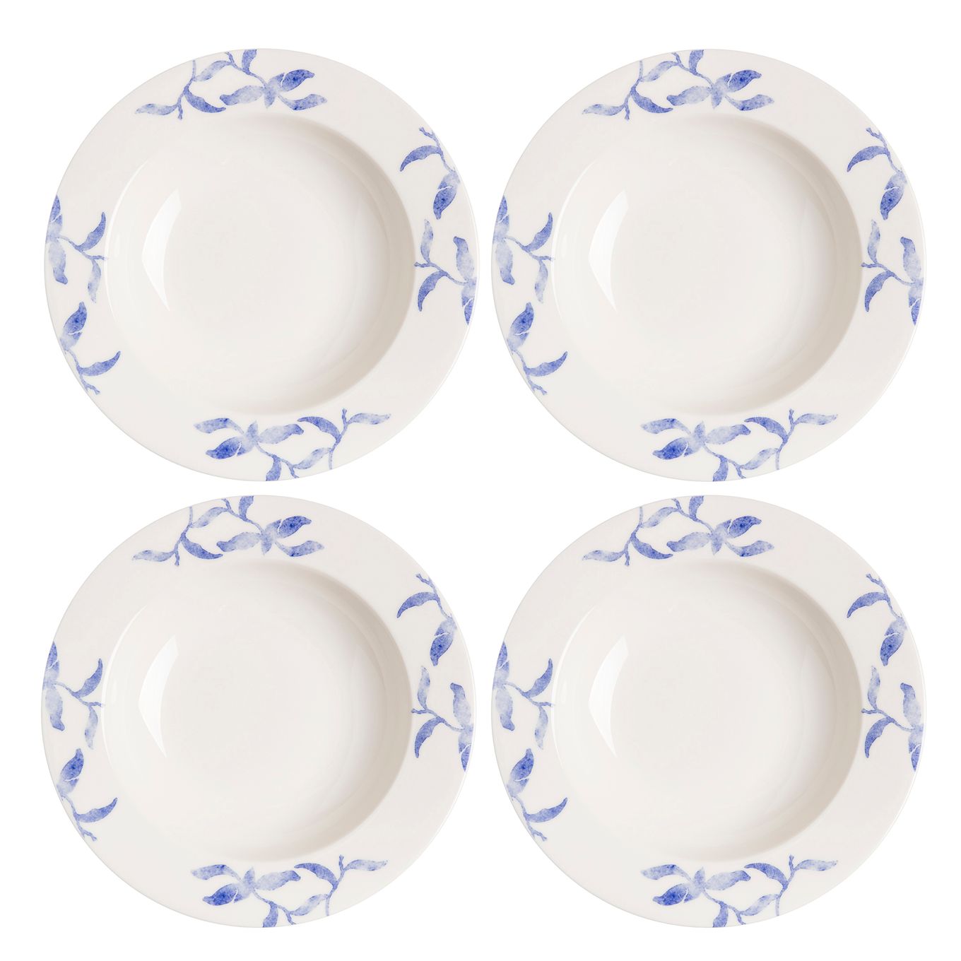 Lot de 4 assiettes creuses Havspil 23cm de Scandi Living - NordicNest.fr
