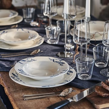 Lot de 4 assiettes creuses Havspil 23cm - bleu-blanc - Scandi Living