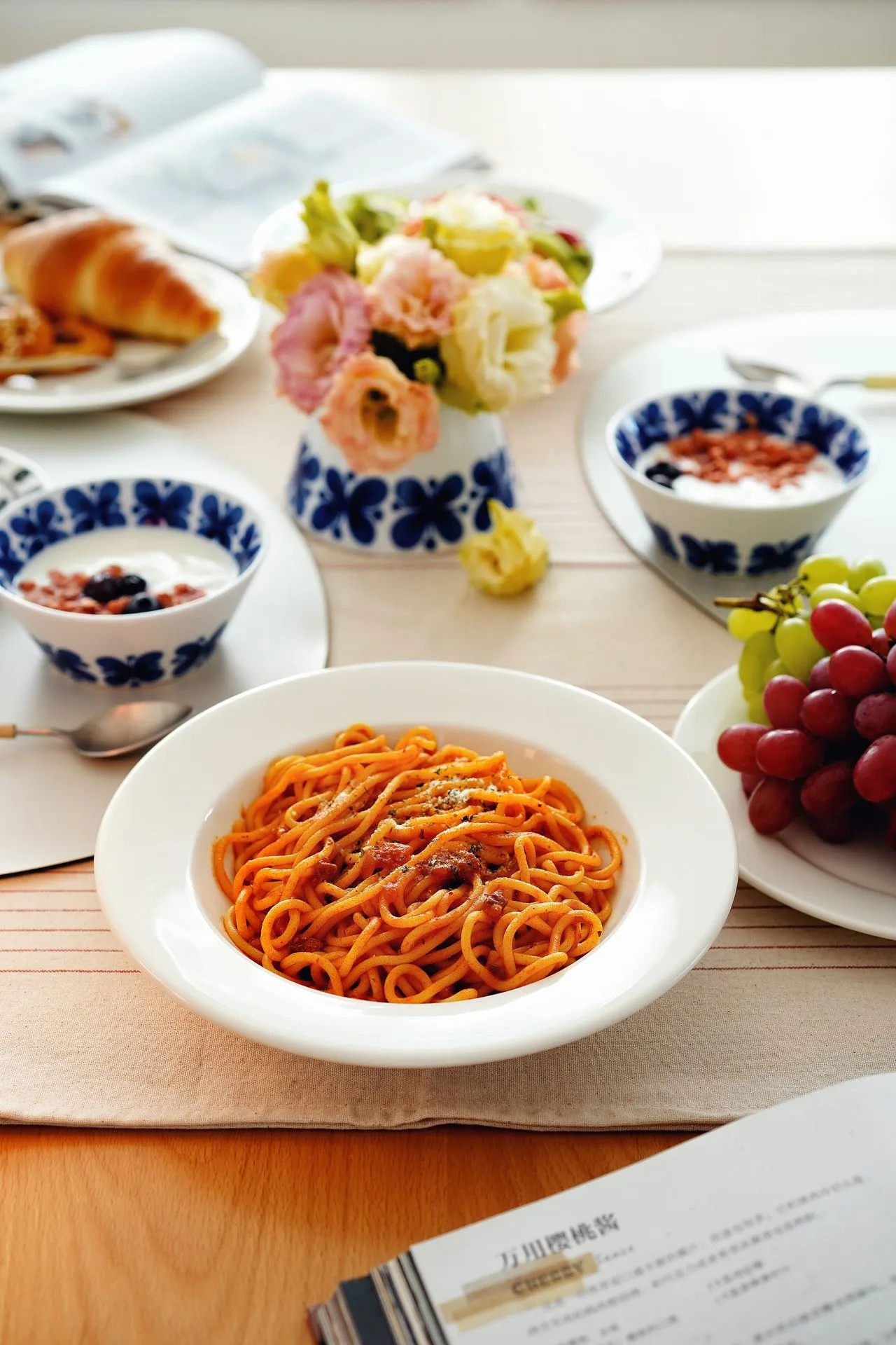 Lot de 4 assiettes creuses Kalk 23cm, blanc Scandi Living